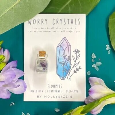 Worry Crystal - Fluorite