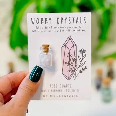 Worry Crystal - Rose Quartz
