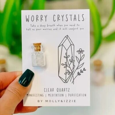 Worry Crystal - Clear Quartz