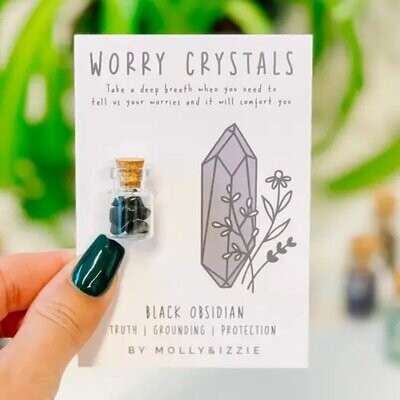 Worry Crystal - Black Obsidian