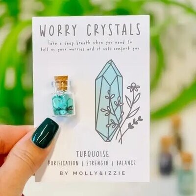 Worry Crystal - Turquoise