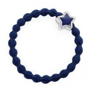 Enamel - Silver Star Navy Blue