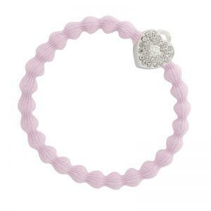Bling - Silver Heart Lock Soft Pink