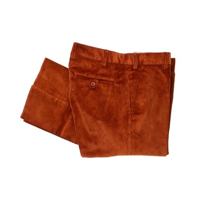 Corduroy Trousers - Burnt Orange