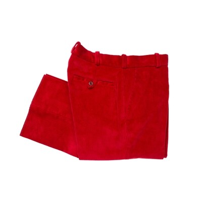 Corduroy Trousers - New Town Red