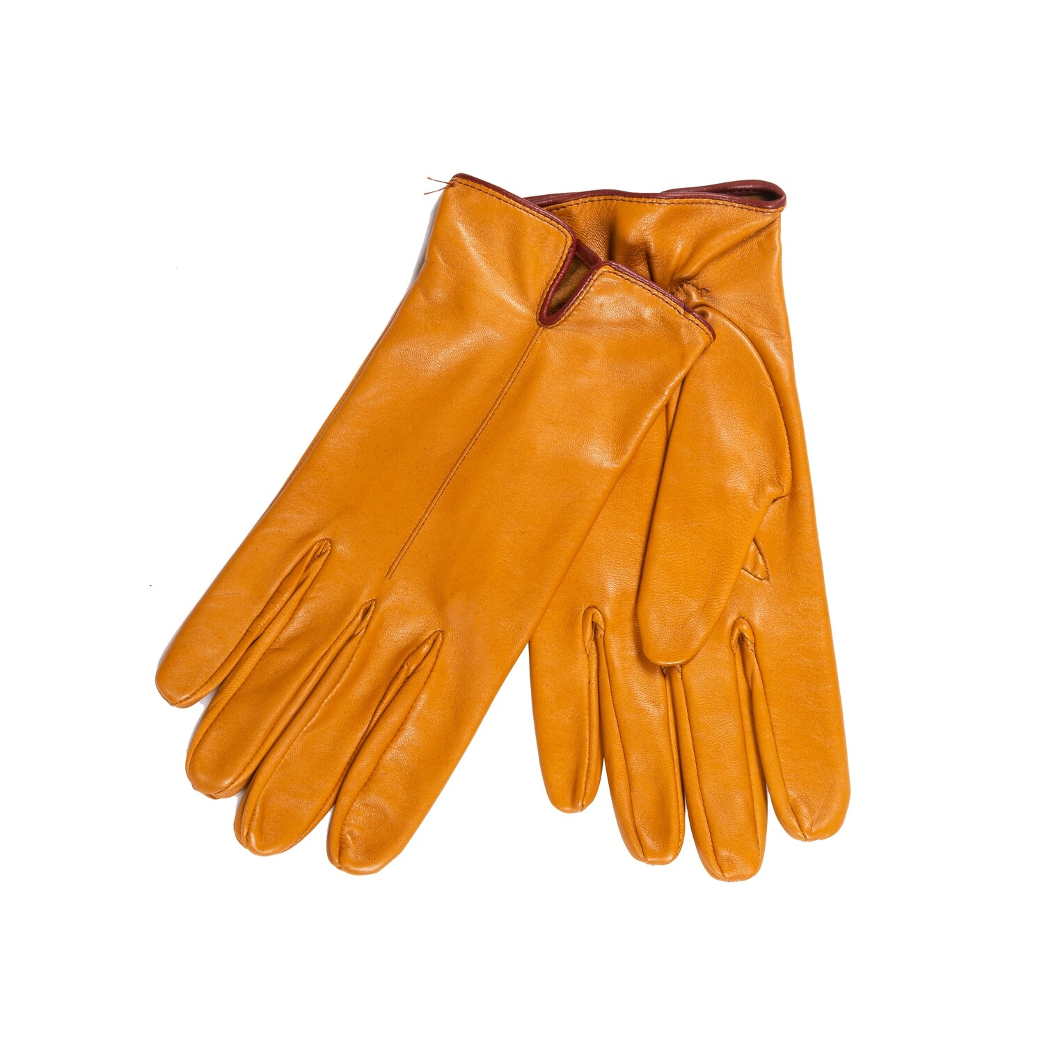 Dents Mustard Leather Gloves