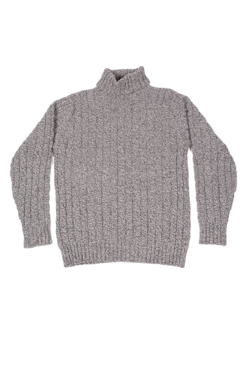SC&Co. Hamish Cable Knit Roll Neck