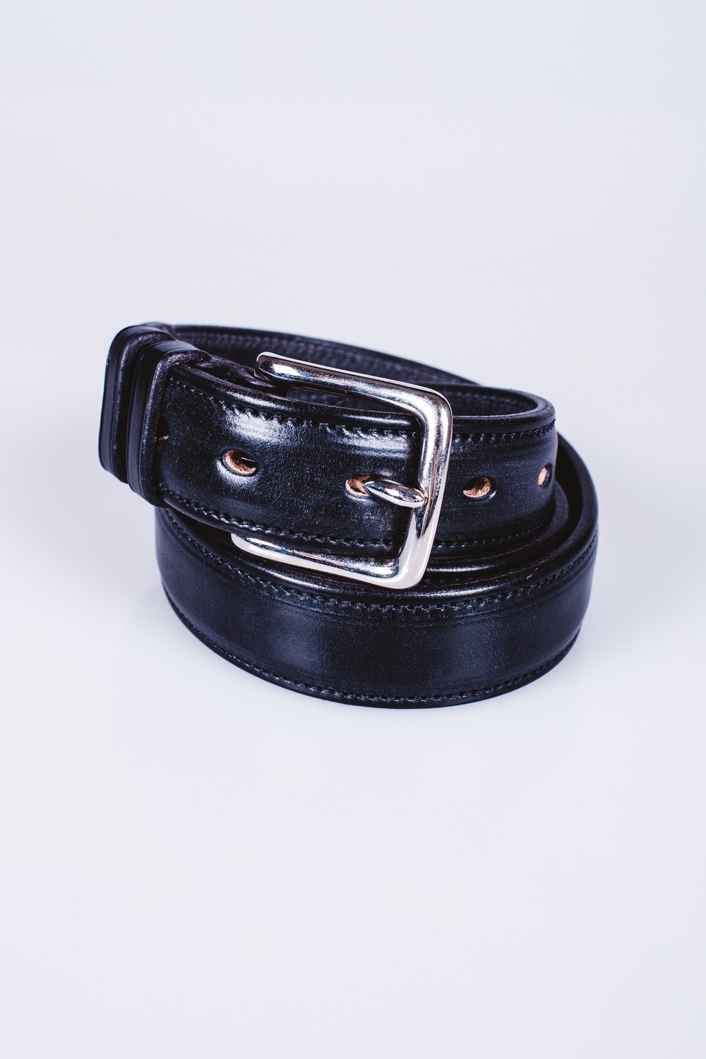 McRostie Black Leather Belt