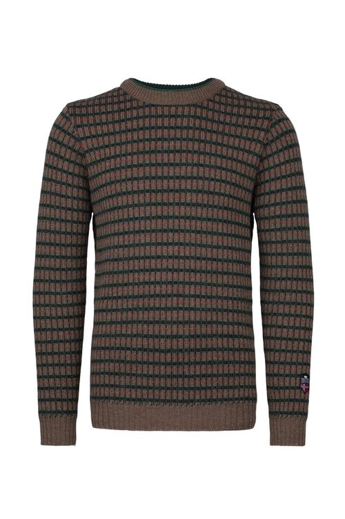 Norlender - Hammerfest (350), Colour: Camel, Size: S, Style: Crew Neck