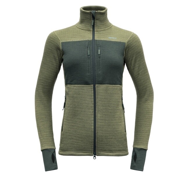 Devold - Egga Grid Jacket (Ladies), Colour: Lichen/Woods, Size: XS, Style: Full Zip