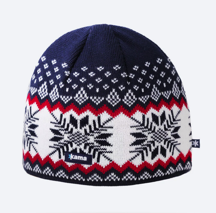 (A137) Merino Beanie Kama, Colour: 108 Navy, Size: One, Style: Hat