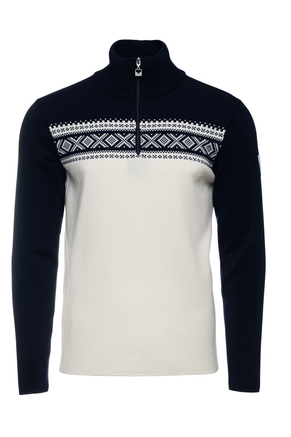 Dale of Norway - Dalestølen (Mens), Colour: White/Navy (A), Size: S, Style: Half Zip