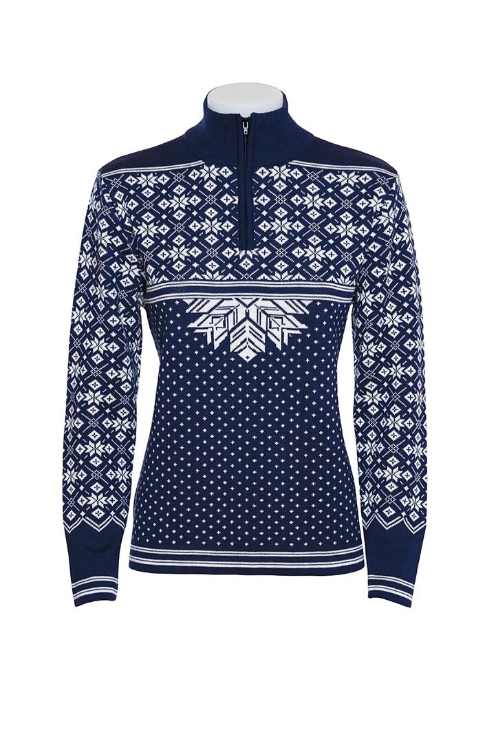 Norlender - Kristen Nordic (335) (Ladies), Colour: Navy, Size: XS, Style: Half Zip