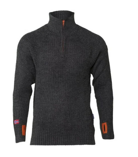 Bråtens - Villmark, Colour: Charcoal, Size: XS, Style: Half Zip