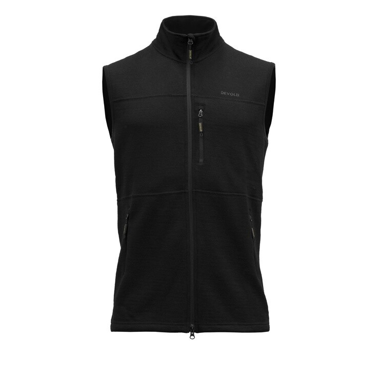 Devold - Thermo Vest (Mens) - 470 g/m2, Colour: Caviar, Size: S, Style: Vest/Gilet