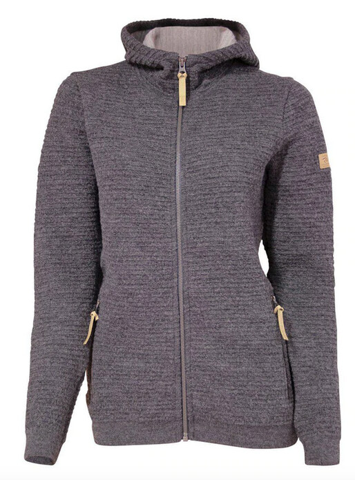 Ivanhoe - Morel Hood (Ladies), Colour: Grey, Size: 36, Style: Full Zip