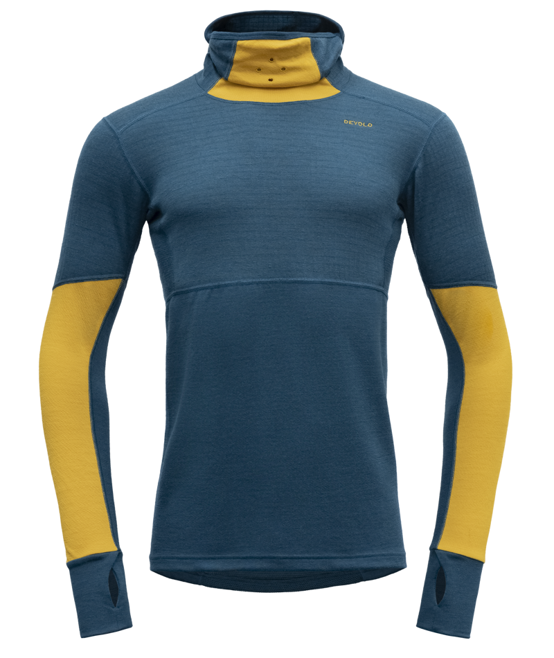 Devold - Arctic Expedition Pro Hoodie (Mens) - 310 g/m2, Colour: Flood, Size: S, Style: Base Layer