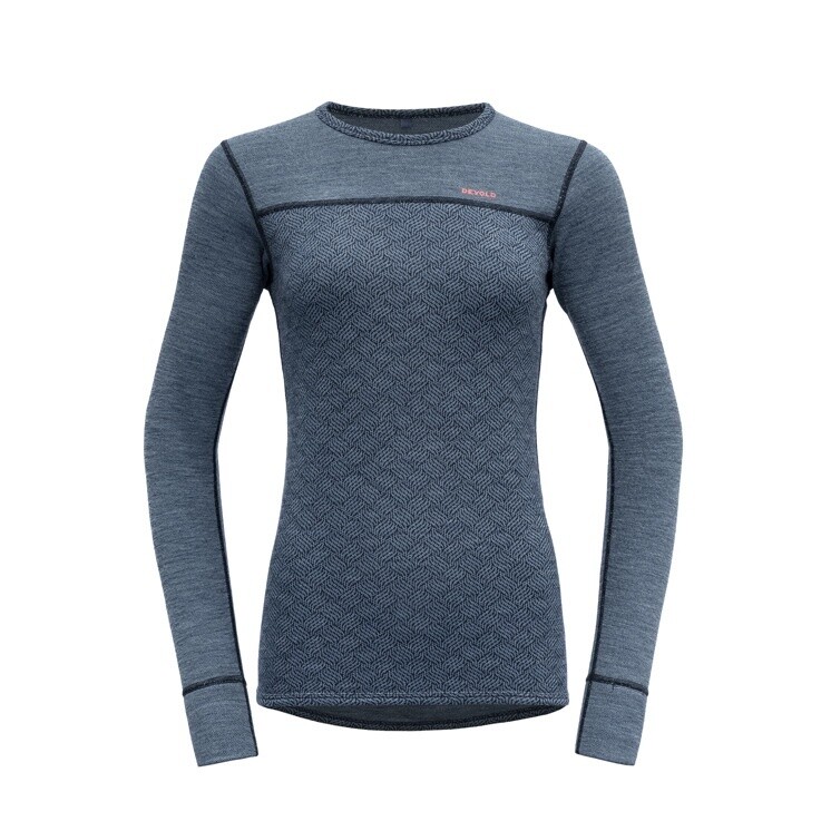 Devold - Kvitegga Crew Neck (Ladies) - 230 g/m2, Colour: Ink, Size: XS, Style: Base Layer