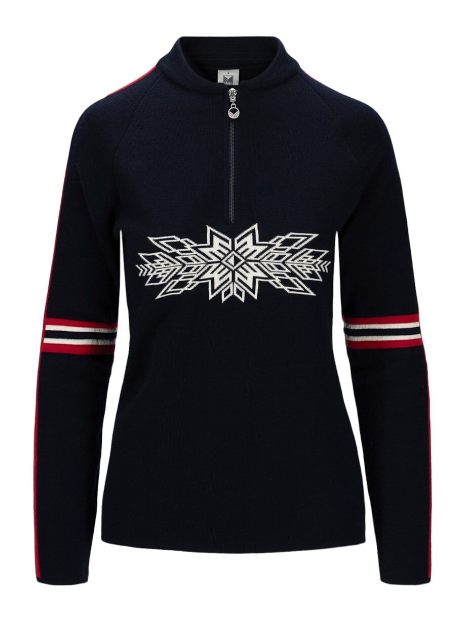 Dale of Norway - OL Spirit (Ladies), Colour: Navy (C), Size: XS, Style: Half Zip