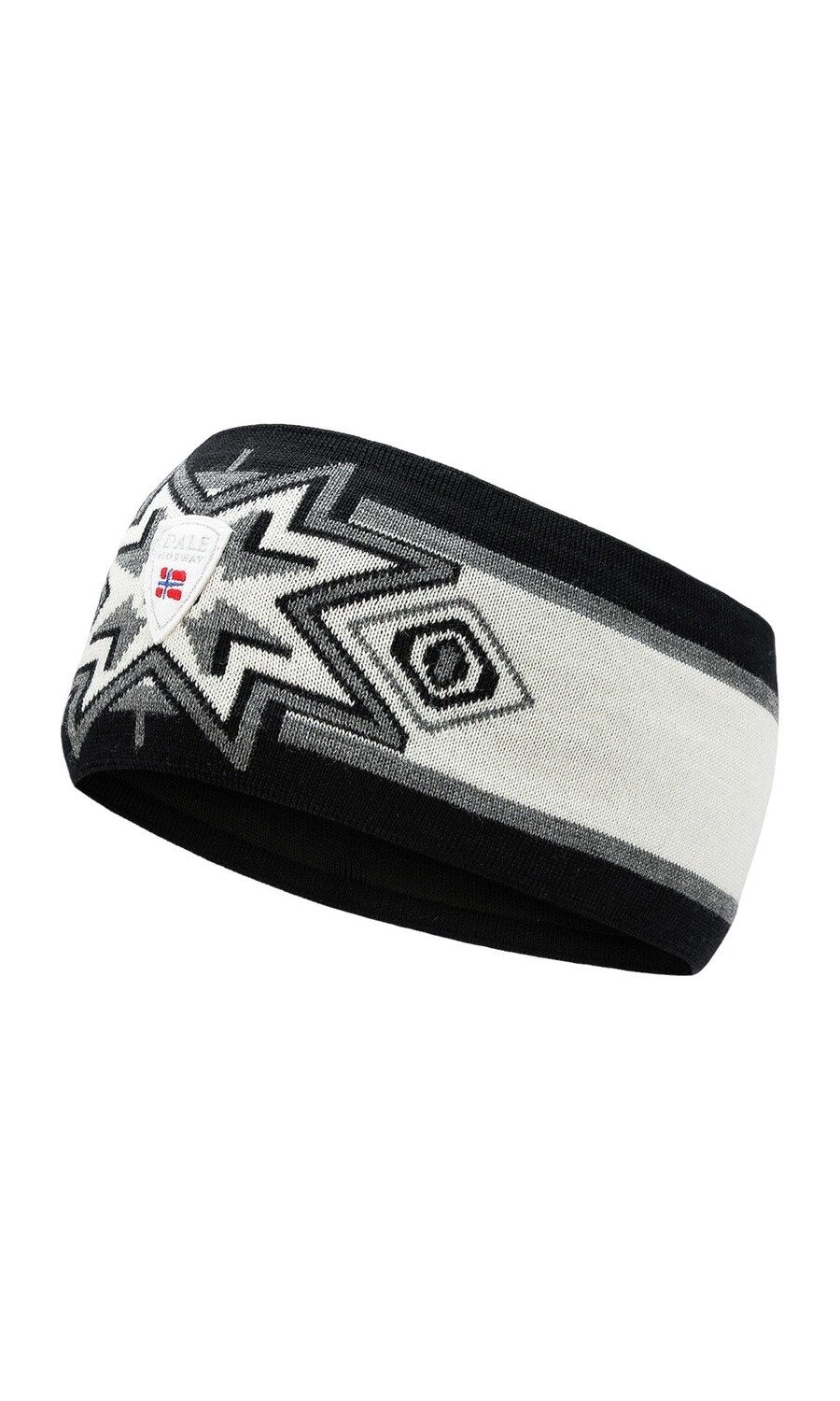 Dale of Norway - Tindefjell Headband, Colour: Black/White (A), Size: One, Style: Headband