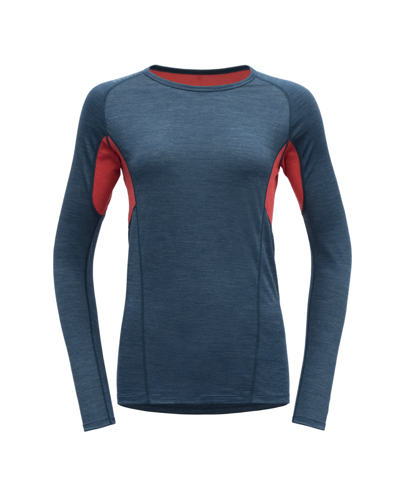 Devold - Running Crew Neck (Ladies) - 130 g/m2, Colour: Pond, Size: XS, Style: Base Layer