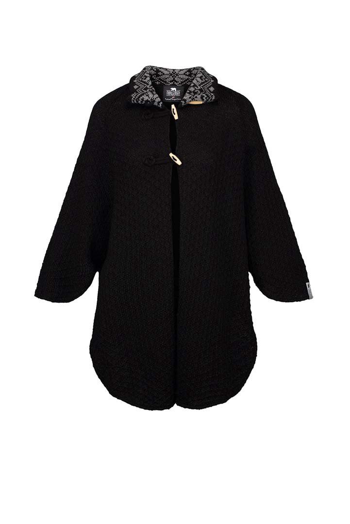 Birgit Poncho (605), Colour: Black