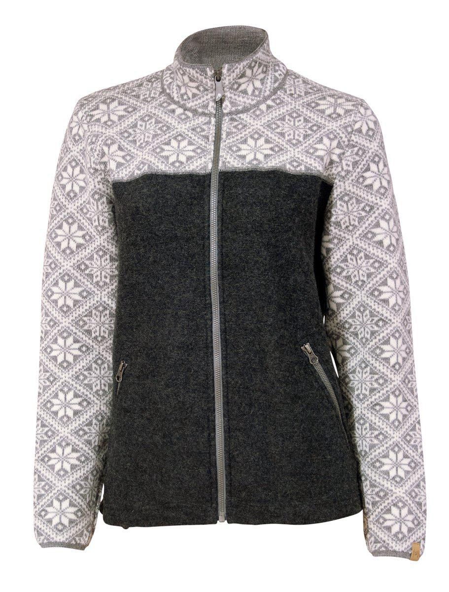 Ivanhoe - Ellie Jacket (Ladies), Colour: Grey, Size: 38, Style: Full Zip