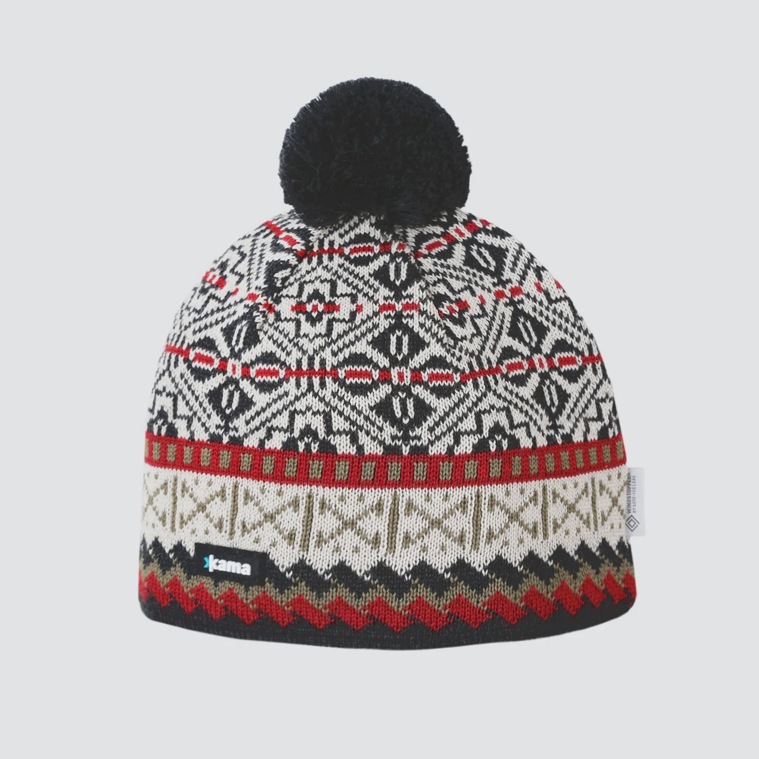 (AW76) Merino Beanie Kama, Colour: 111 Graphite, Size: One, Style: Hat
