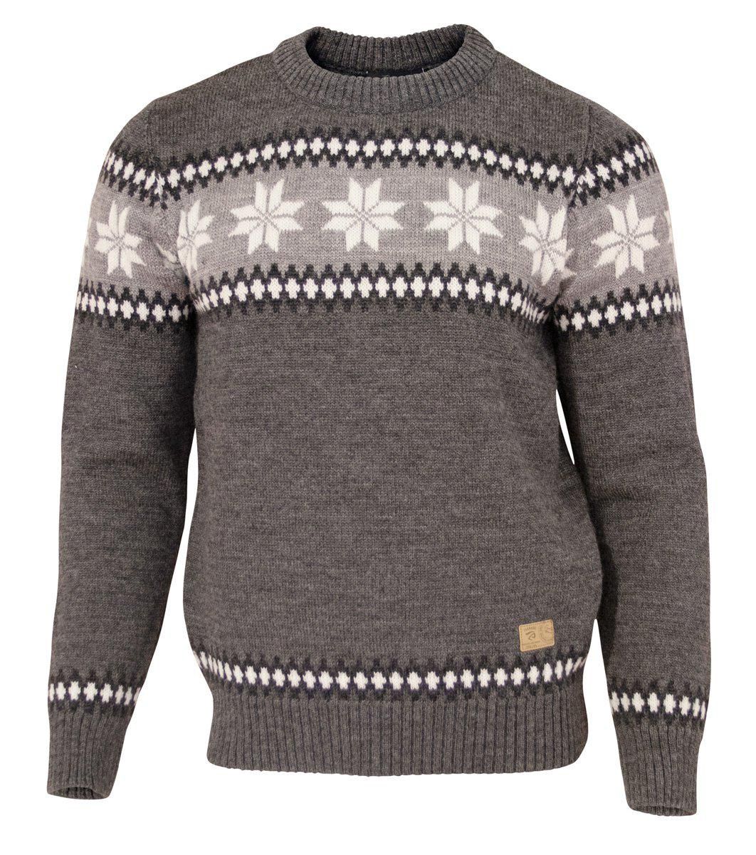 SALE - Ivanhoe - Grim Crew Neck, Colour: Grey, Size: XL, Style: Crew Neck