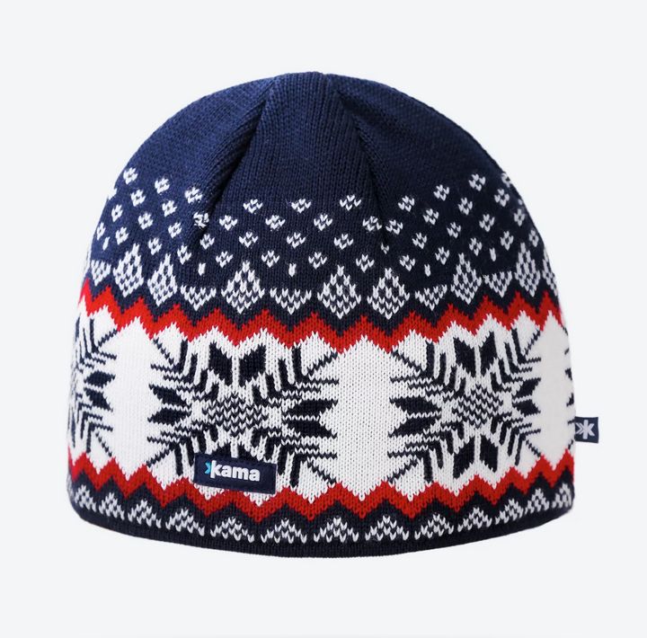 (A137) Merino Beanie Kama, Colour: 108 Navy, Size: One, Style: Hat