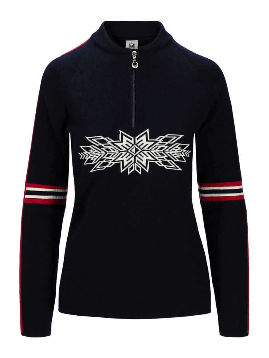 Dale of Norway - OL Spirit (Ladies), Colour: Navy (C), Size: XS, Style: Half Zip
