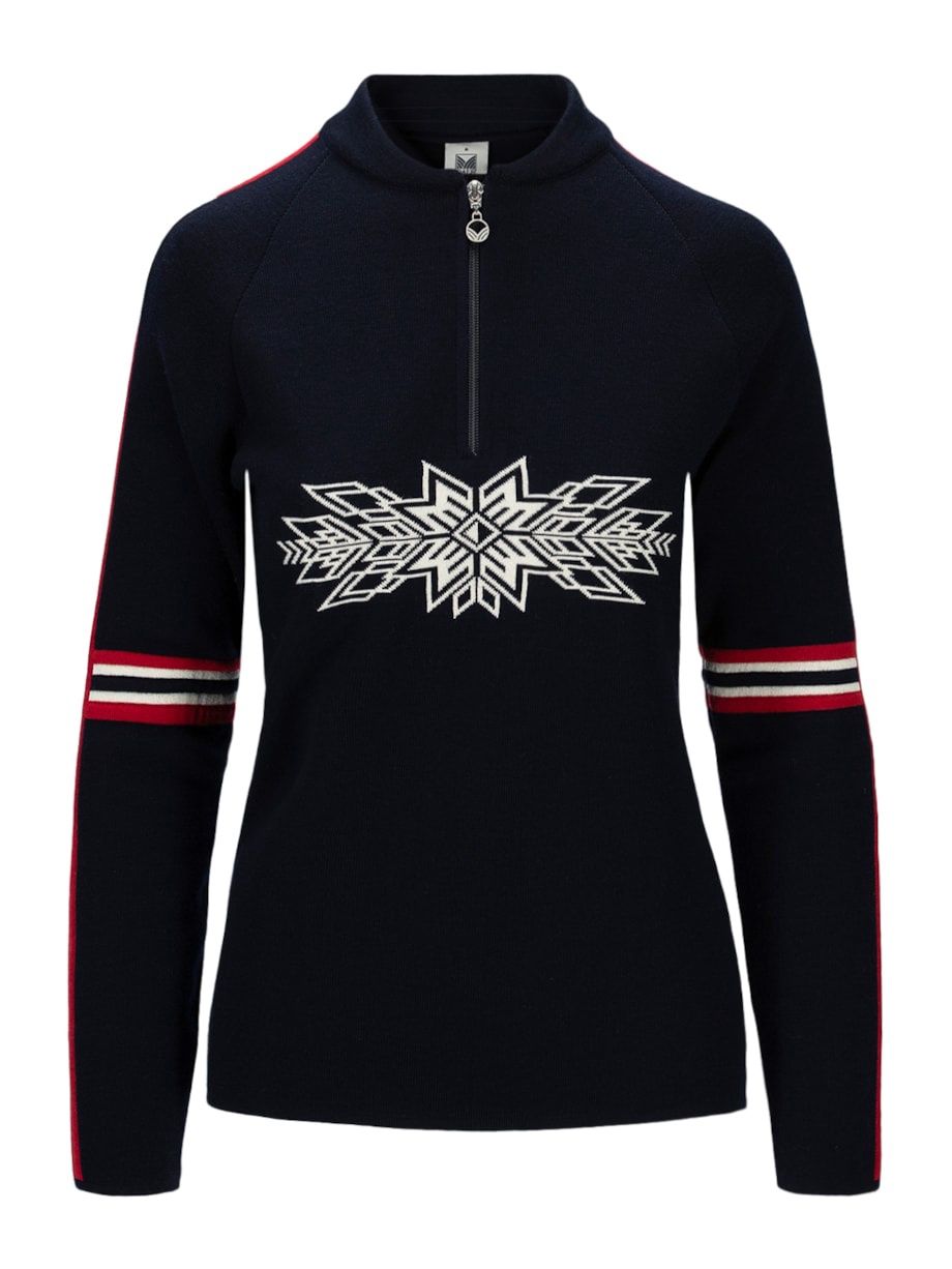 Dale of Norway - OL Spirit (Ladies), Colour: Navy (C), Size: XS, Style: Half Zip