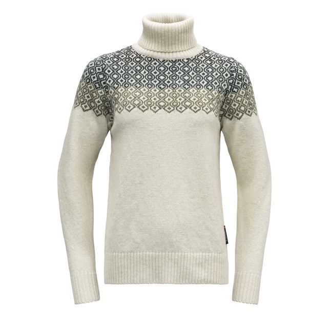 Devold - Syvde High Neck (Ladies), Colour: Off White, Size: XS, Style: High Neck