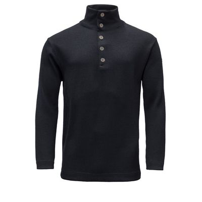 Devold - Blaatrøie Button Neck