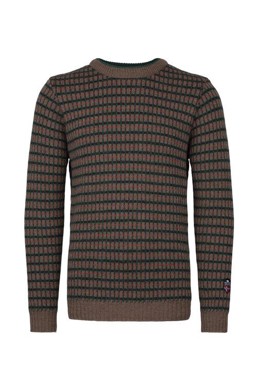 Norlender - Hammerfest (350), Colour: Camel, Size: S, Style: Crew Neck