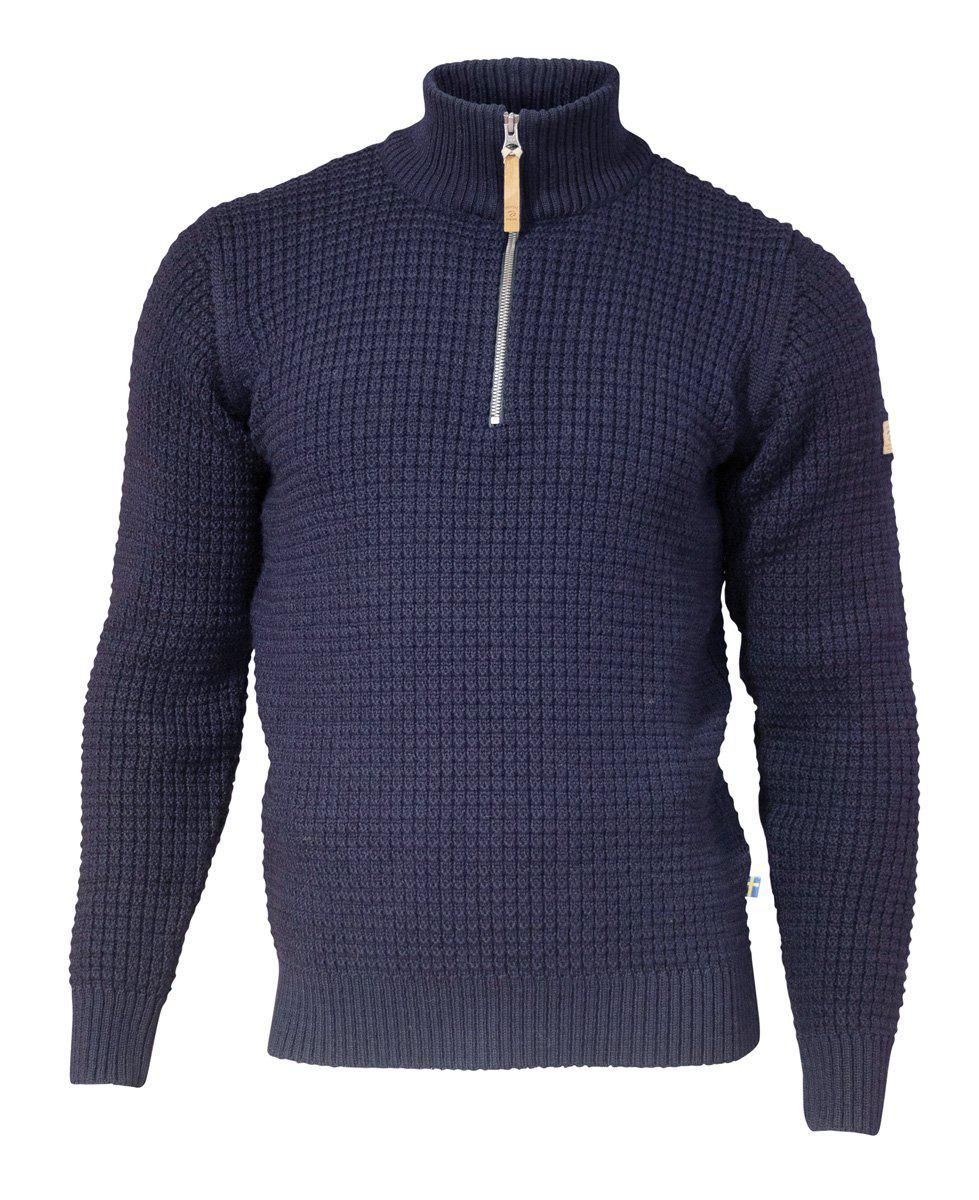 Ivanhoe - Ivanhoe Moritz Half Zip, Colour: Light Navy, Size: S, Style: Half Zip