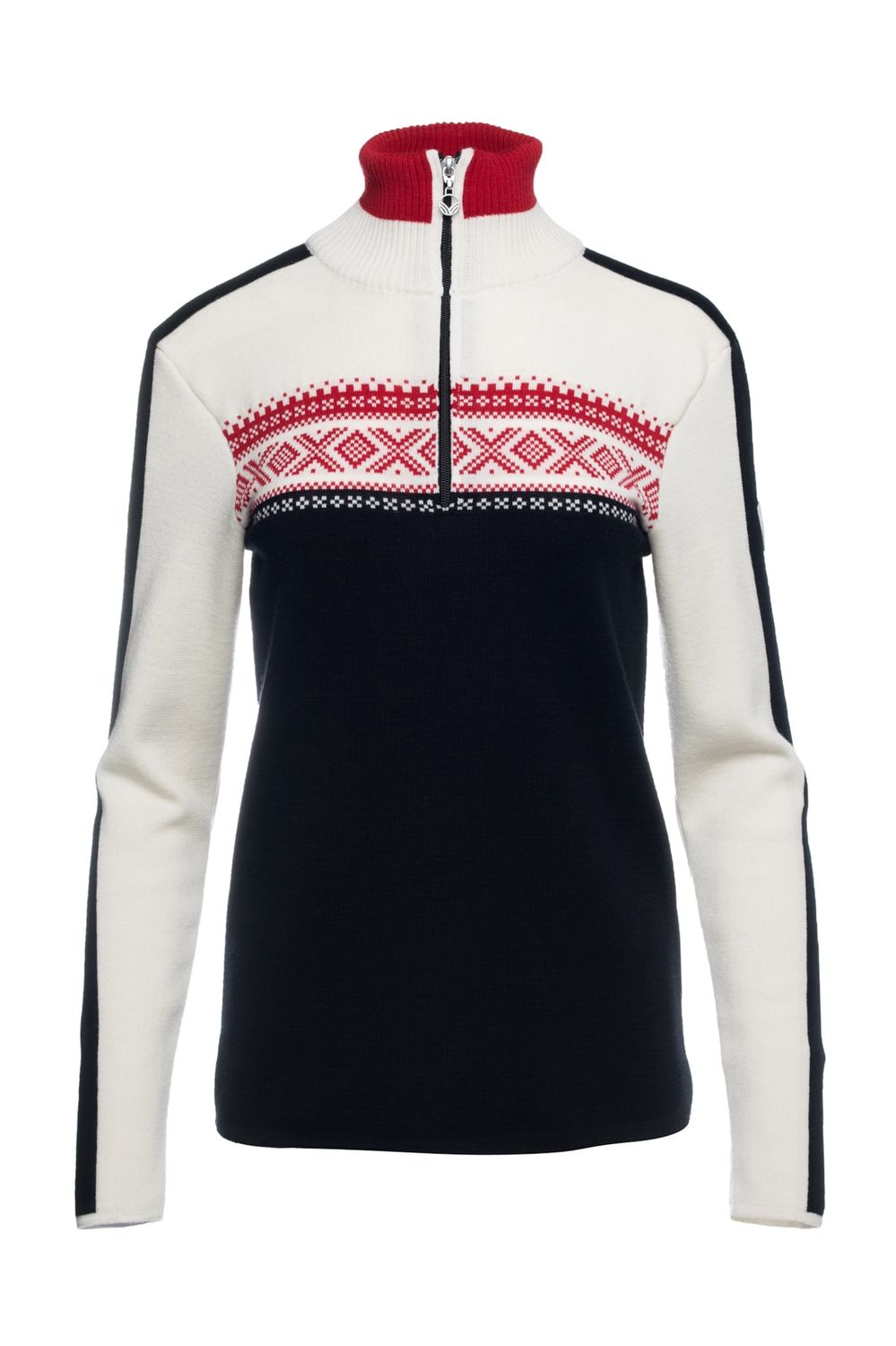 Dale of Norway - Dystingen (Ladies), Colour: Black/Red (F00), Size: S, Style: Half Zip