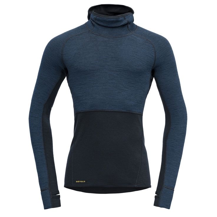 Devold - Tuvegga Hood (Mens) - 250 g/m2, Colour: Flood, Size: L, Style: Base Layer