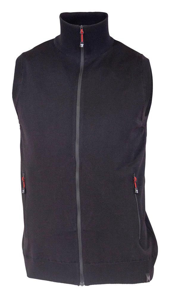 Ivanhoe - York Vest Windbreaker (Mens), Colour: Black, Size: XS, Style: Vest/Gilet