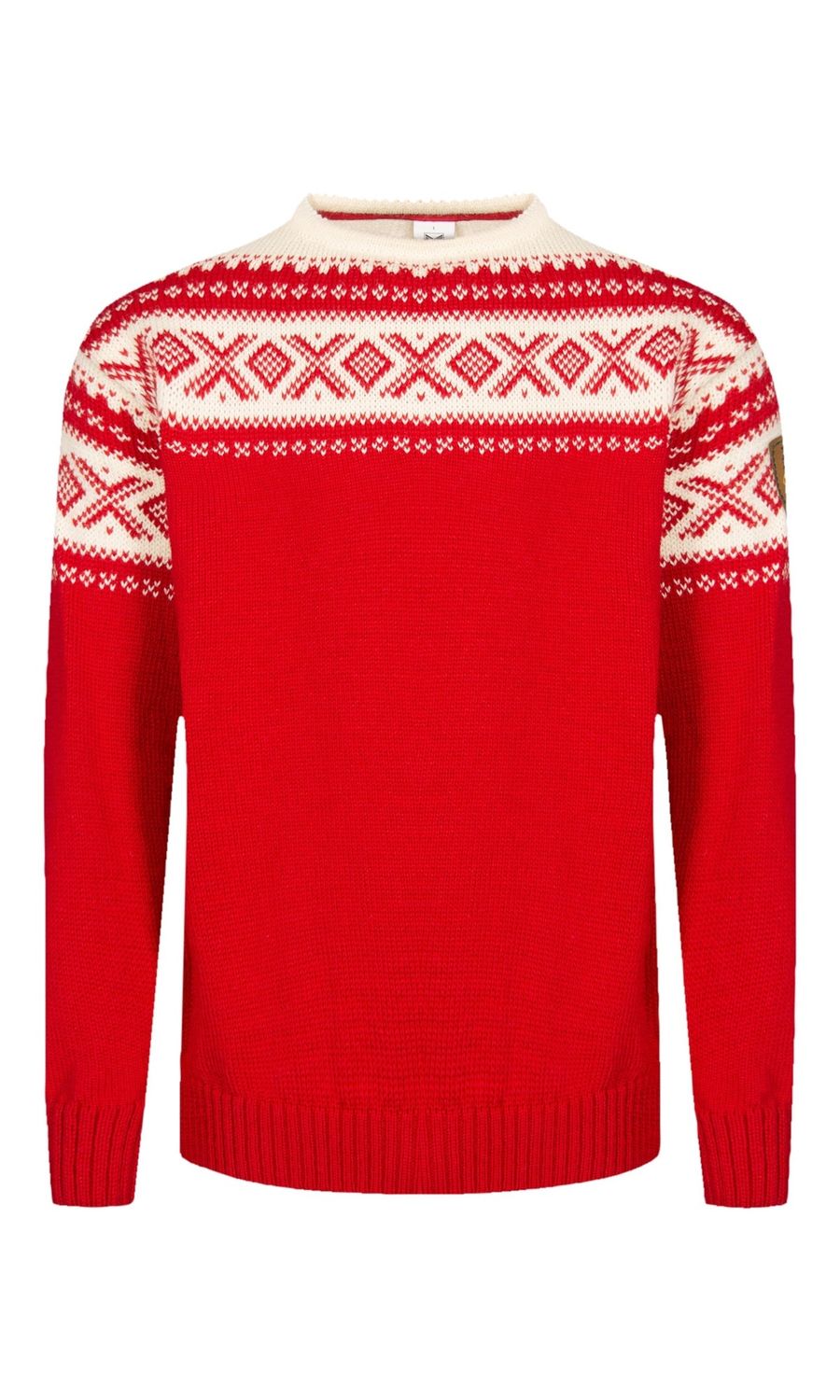 Dale of Norway - 1956 Cortina Crew Neck, Colour: Red (B), Size: XS, Style: Crew Neck
