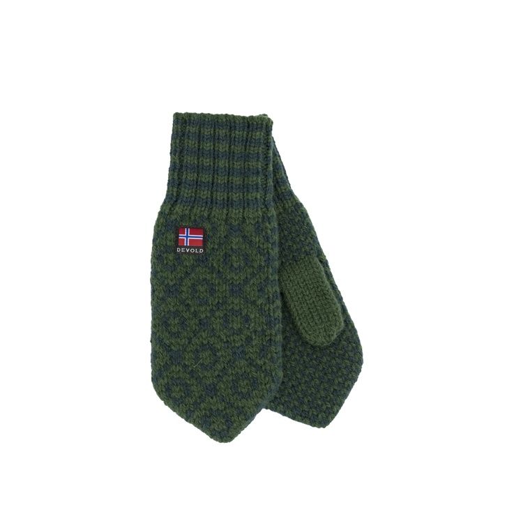 Devold - Svalbard Mitten, Colour: Forest/Woods, Size: M, Style: Mitten