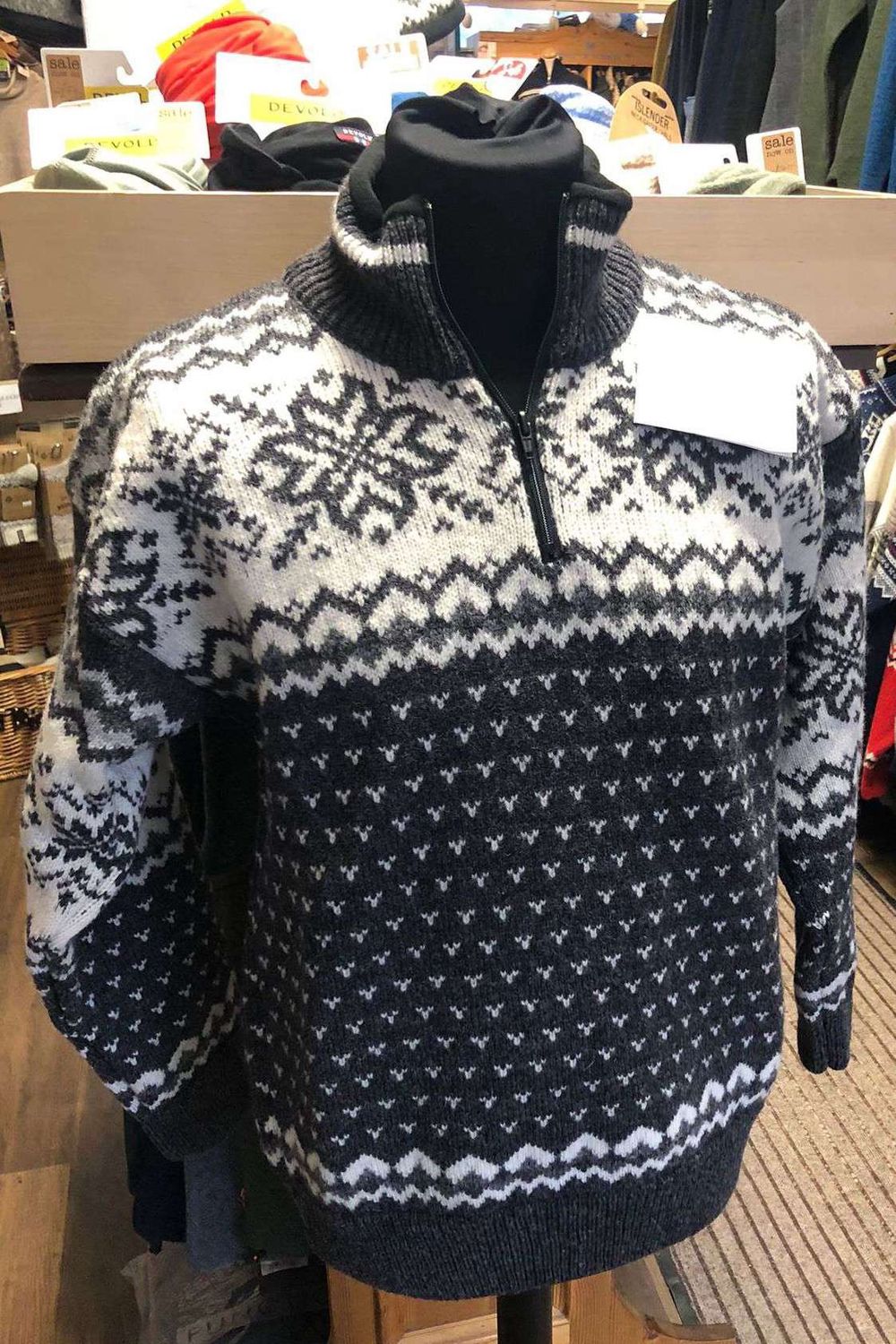 Norwool - Half Zip (1510F), Colour: Charcoal (227), Size: S, Style: Half Zip