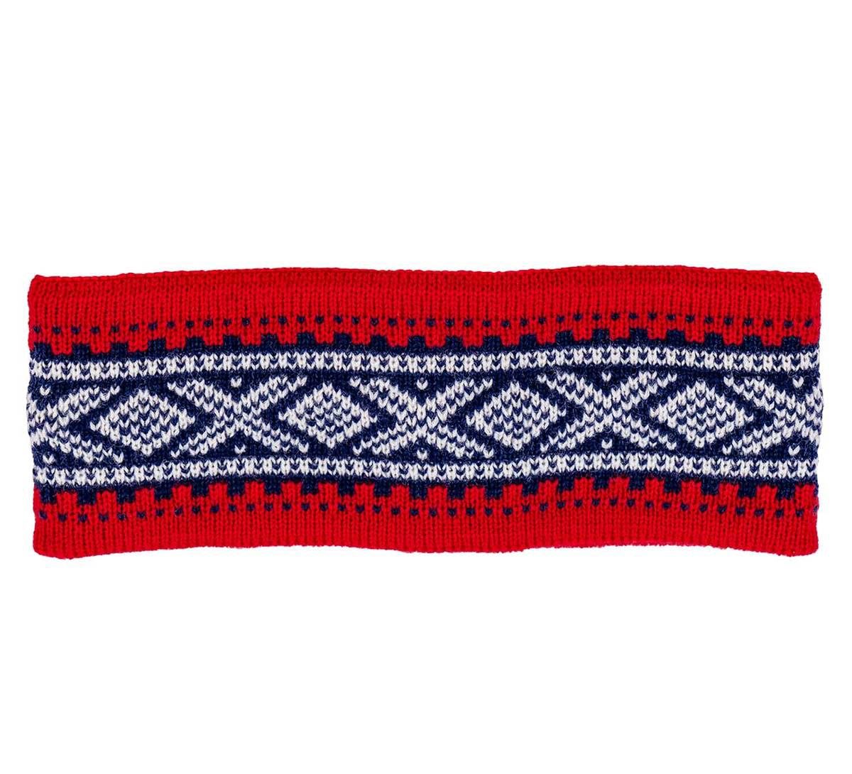 Marius Headband, Colour: Red/Blue, Size: One, Style: Headband