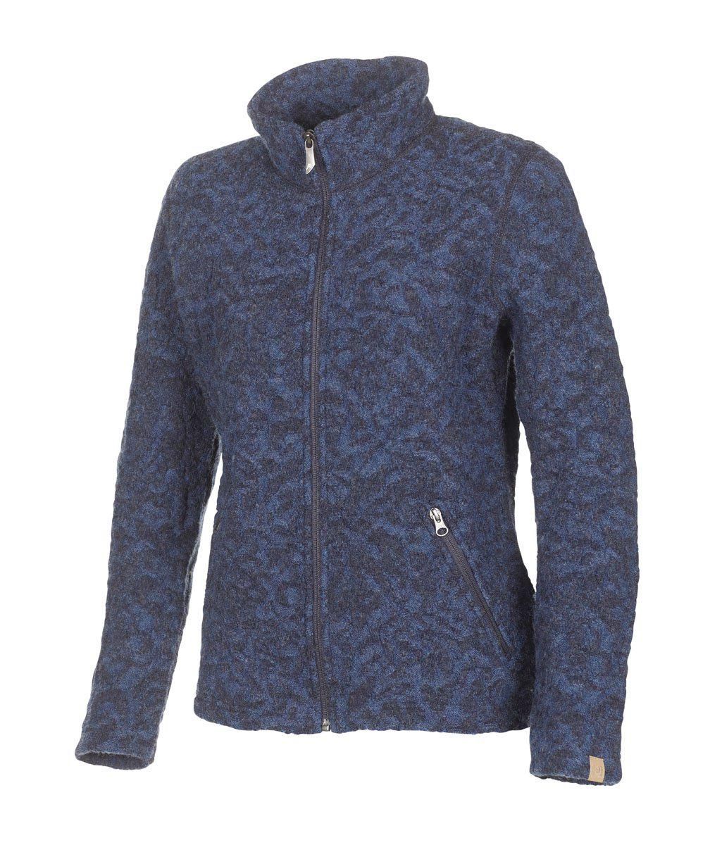 Ivanhoe - Tuva Jacquard Jacket (Ladies), Colour: Light Navy, Size: 36, Style: Full Zip