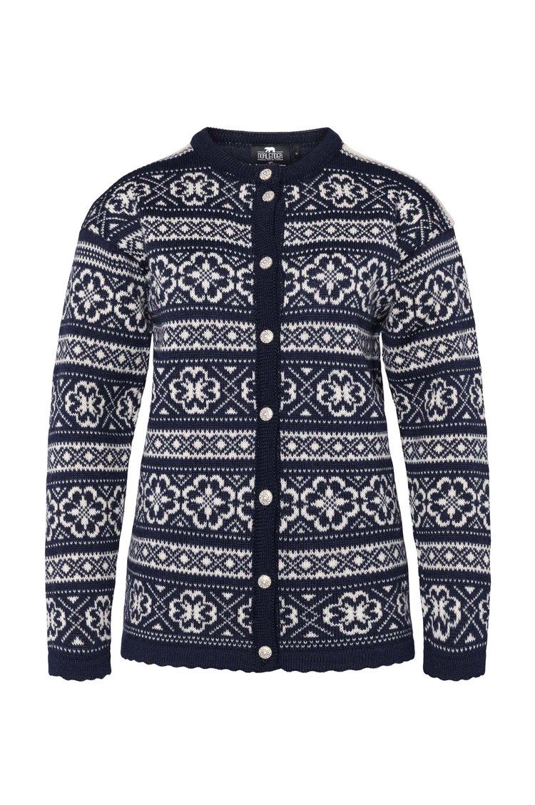 Norlender - Sigrid Cardigan (620), Colour: Navy, Size: XS, Style: Button Cardigan