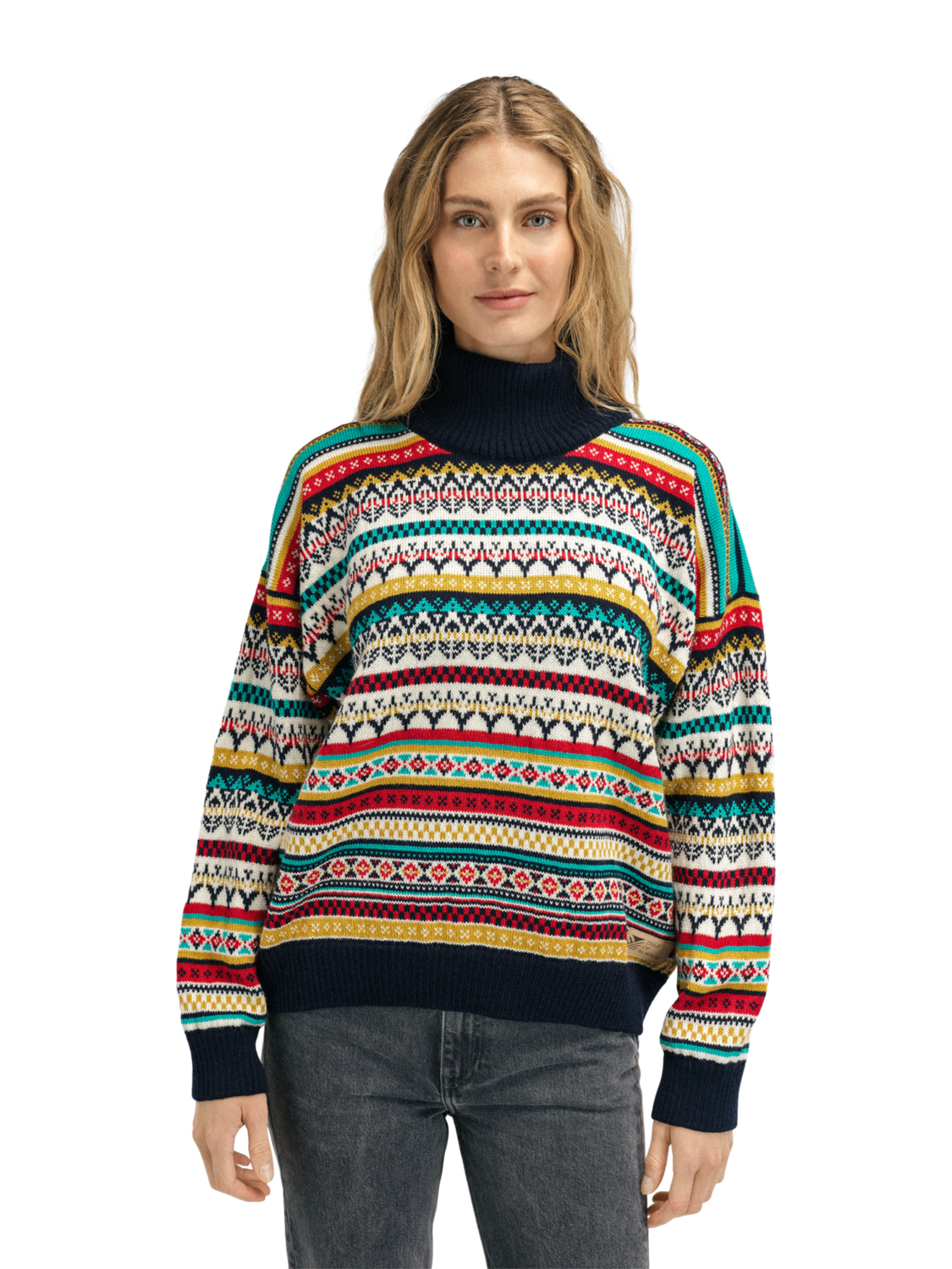 Dale of Norway - Utsira Sweater (Ladies), Colour: Marine (C00), Size: S, Style: High Neck