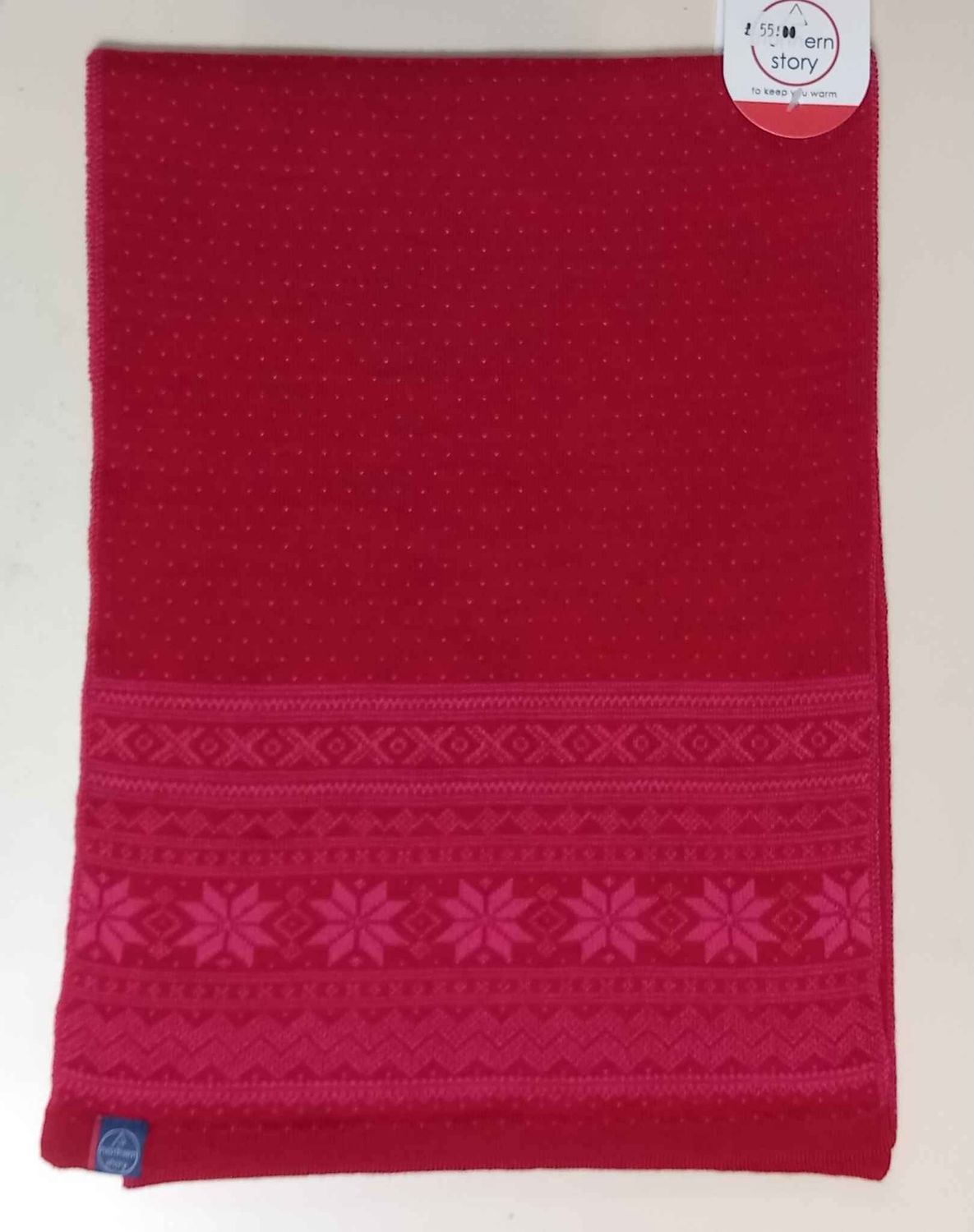 Setesdal Scarf (H.o.Y.), Colour: Red/Pink, Size: One, Style: Scarf