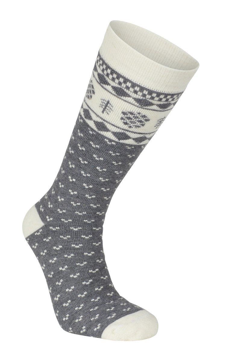 Ivanhoe - Folklore Socks, Colour: Grey, Size: 35-38, Style: Sock