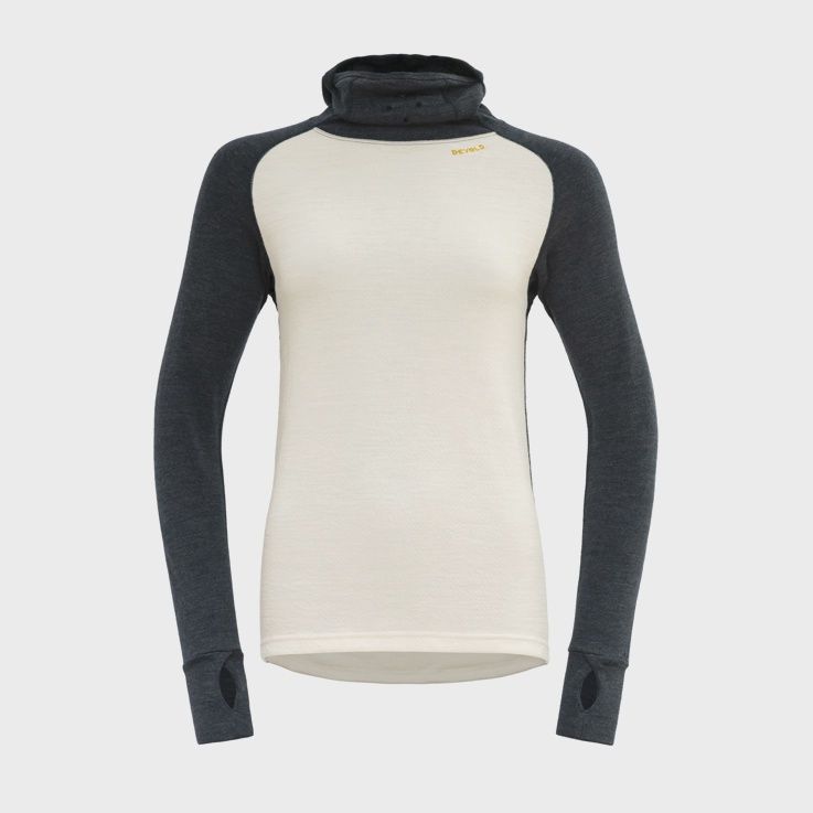Devold - Expedition Silk Hoodie (Ladies) - 235 g/m2”, Colour: Ink/Off White, Size: XS, Style: Base Layer