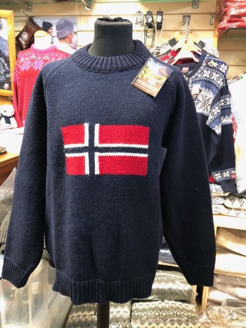 Norwool 180 - Flag Crew Neck, Colour: Navy (76), Size: XXS, Style: Crew Neck